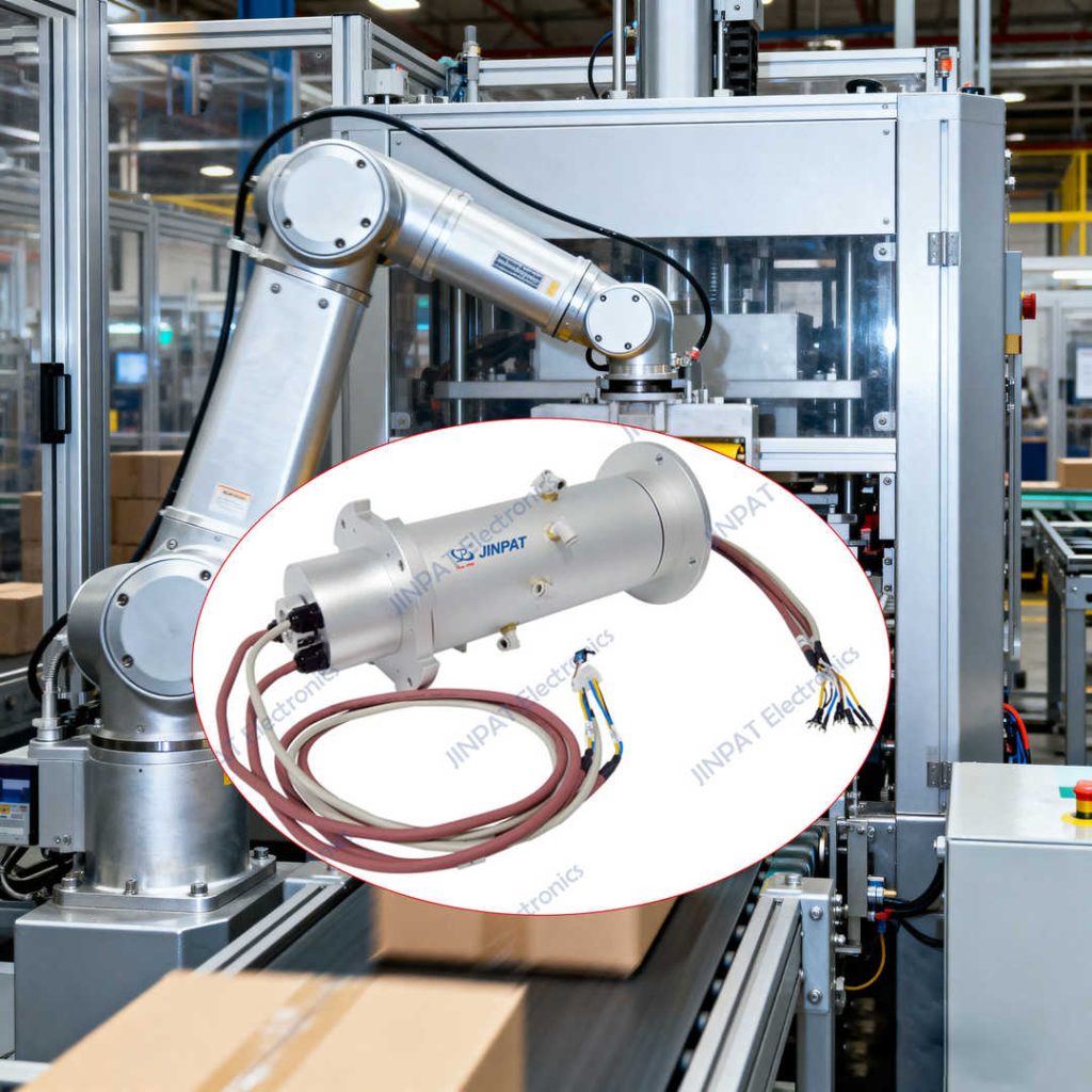 JINPAT Slip Rings for Automation: Power, Signals, and Media in One Solution
