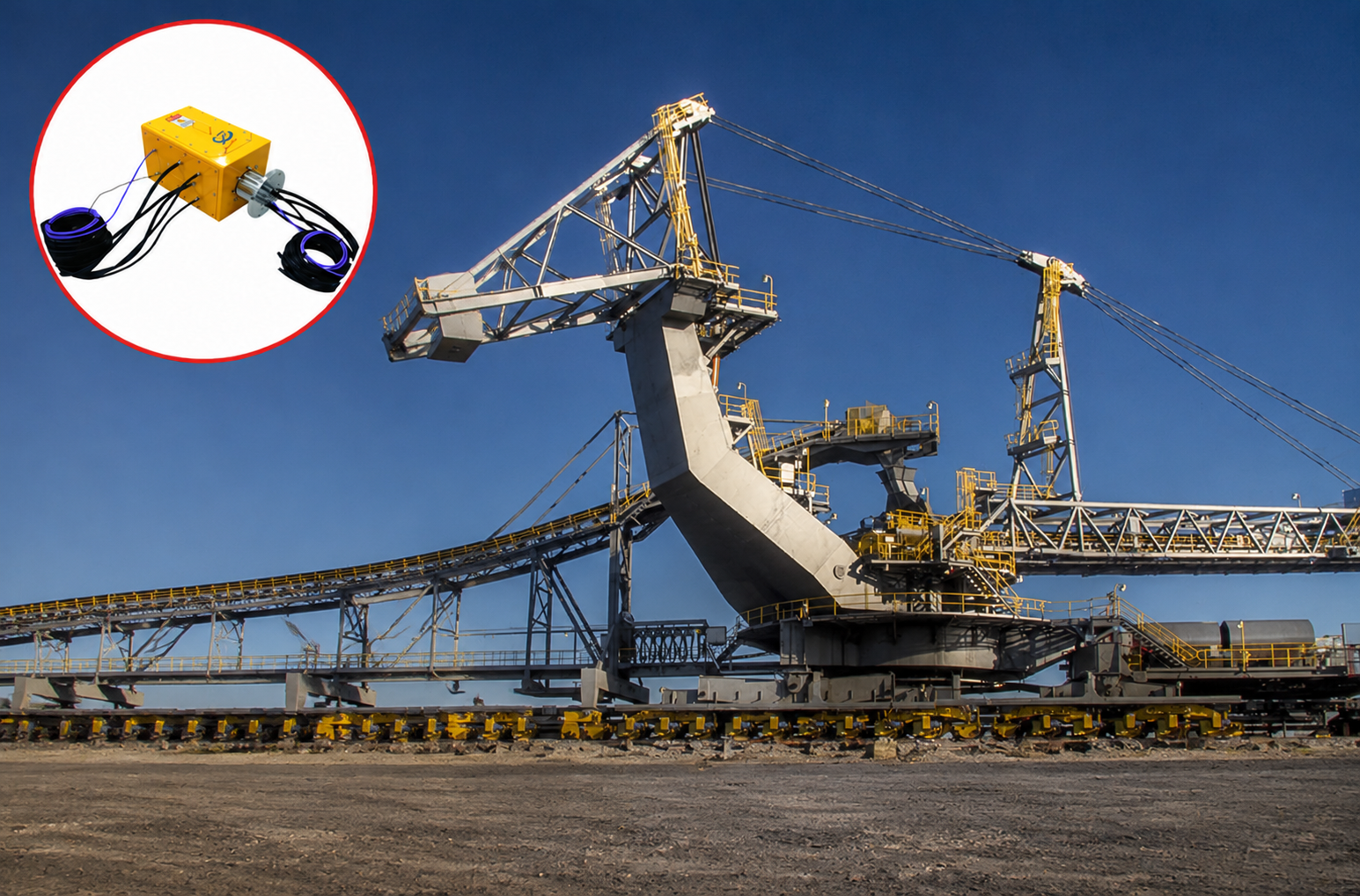 LPA000-04350-01PE-03S Токосъемное кольцо для штабелеров бумажных фабрик: надежное решение для передачи большого тока